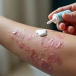 découvrez comment l'application de pommades aux corticoïdes locaux est utilisée dans le traitement du psoriasis pour soulager efficacement l'inflammation et les symptômes cutanés.