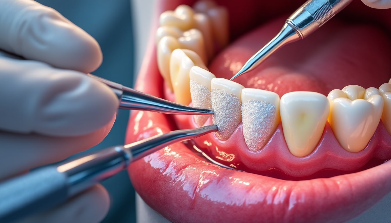 le détartrage sous-gingival profond est un traitement efficace pour soigner la parodontite et améliorer la santé des gencives.