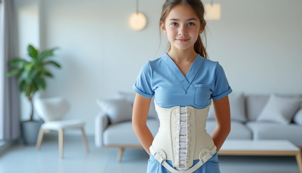 découvrez comment le port d'un corset orthopédique adapté contribue efficacement à la correction de la scoliose, améliorant le confort et la posture.