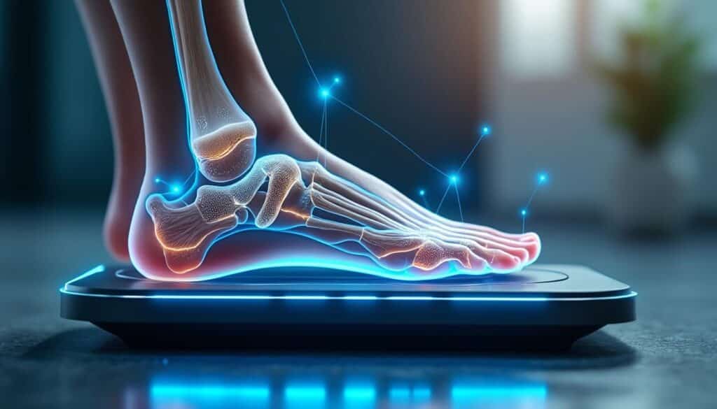 découvrez comment le réglage des capteurs proprioceptifs du pied améliore la posturologie et l'équilibre pour une meilleure stabilité corporelle.