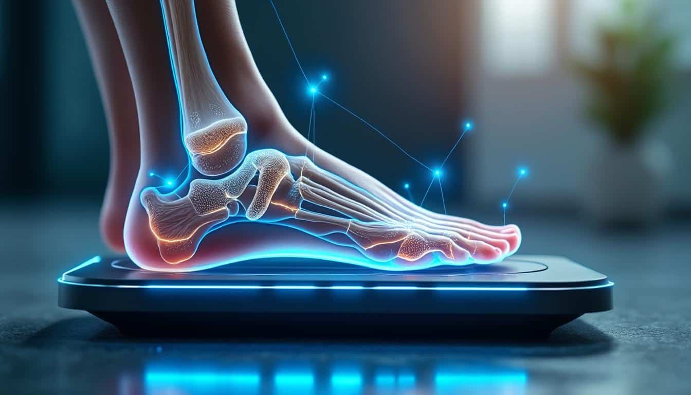découvrez comment le réglage des capteurs proprioceptifs du pied améliore la posturologie et l'équilibre pour une meilleure stabilité corporelle.
