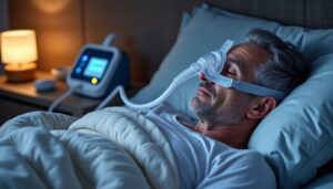 découvrez comment l'utilisation d'une machine à pression positive peut efficacement traiter l'apnée du sommeil et améliorer la qualité de vie grâce à une respiration facilitée pendant la nuit.