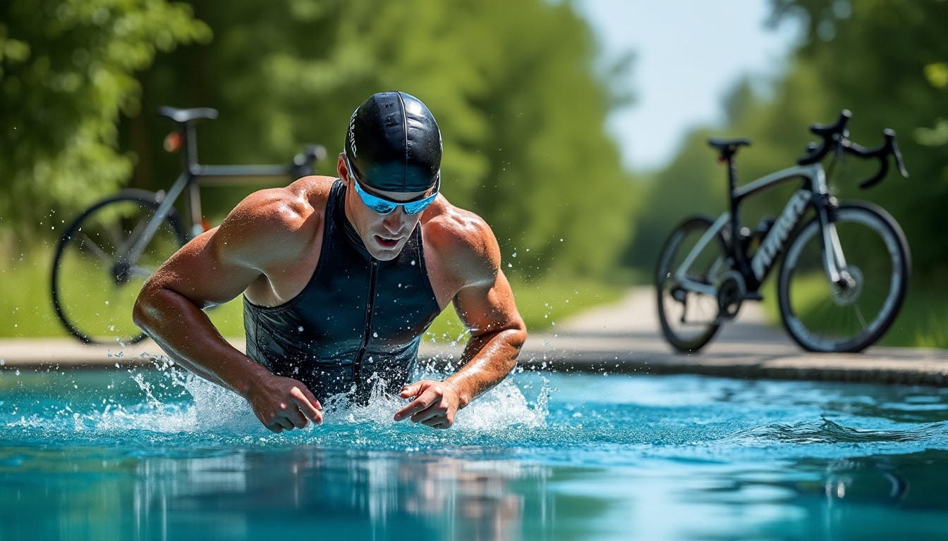 découvrez comment l'enchaînement de la natation et du vélo structure efficacement l'entraînement au triathlon pour améliorer performance et endurance.