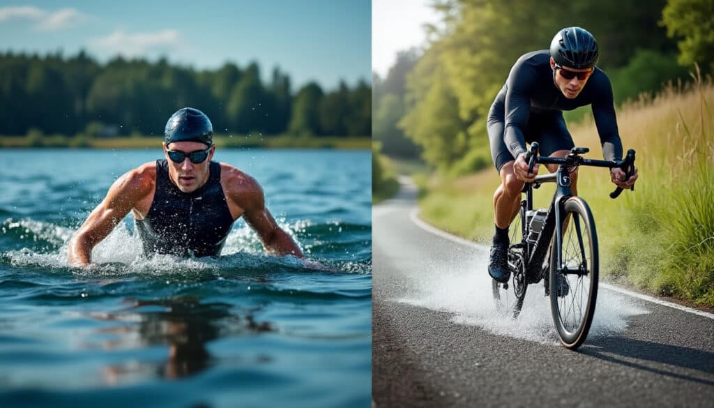 découvrez comment l'enchaînement de la natation et du vélo optimise l'entraînement en triathlon pour améliorer performance et endurance.